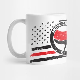 Vintage Antifaschistische Aktion Flag Gift Mug